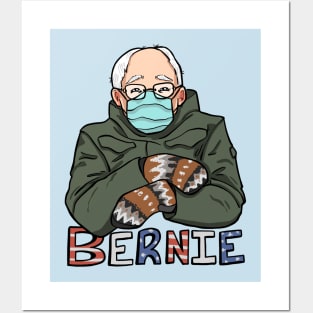 Bernie and his mittens Posters and Art